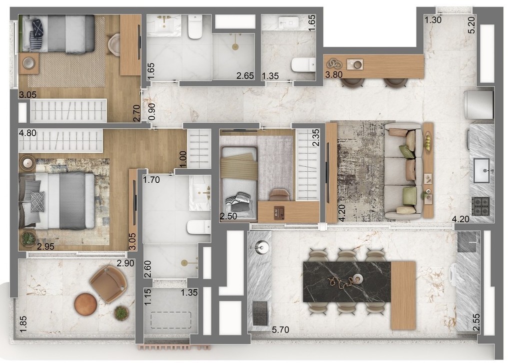 Apartamento, 2 quartos, 79 m² - Foto 31