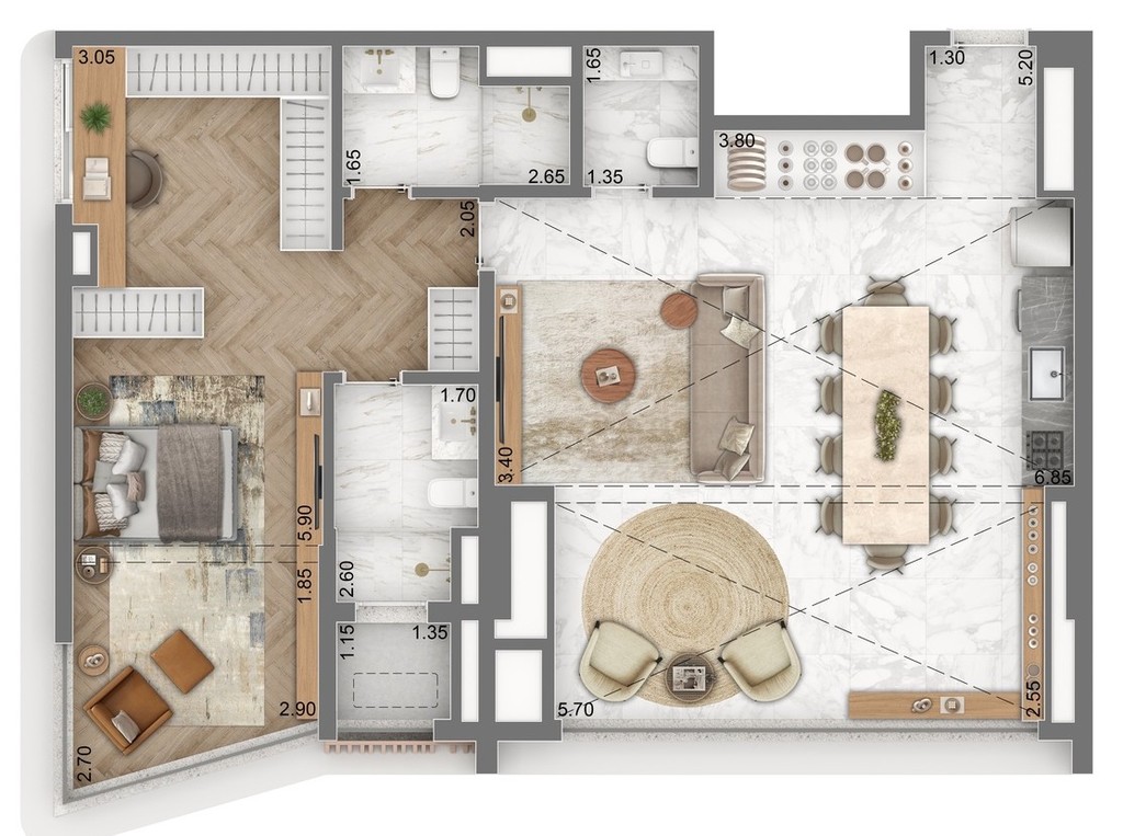 Apartamento, 2 quartos, 96 m² - Foto 32