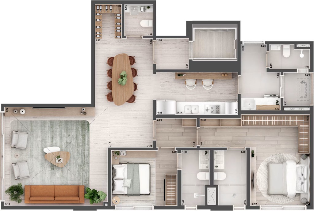 Apartamento, 4 quartos, 478 m² - Foto 11