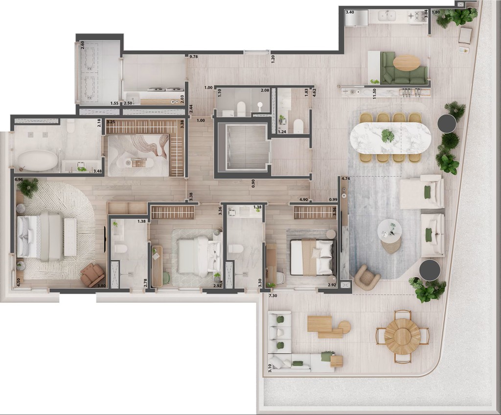 Apartamento, 4 quartos, 478 m² - Foto 14
