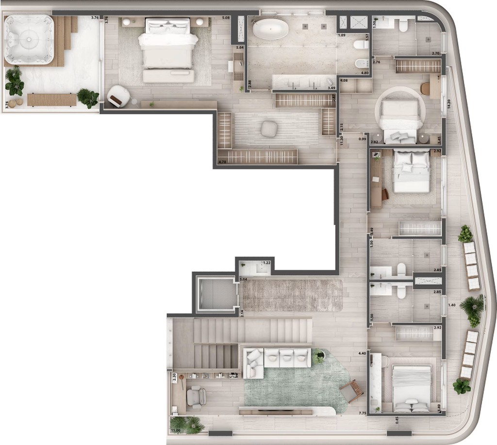 Apartamento, 4 quartos, 478 m² - Foto 18