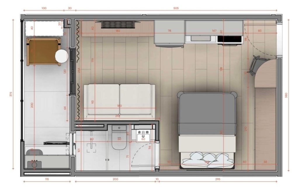 Apartamento, 2 quartos, 40 m² - Foto 21