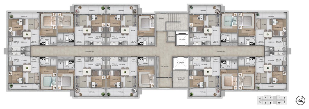 Apartamento, 2 quartos, 38 m² - Foto 21