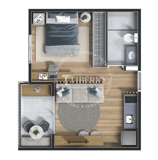 Apartamento, 1 quarto, 31 m² - Foto 30
