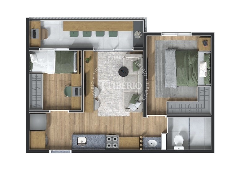 Apartamento, 1 quarto, 31 m² - Foto 37