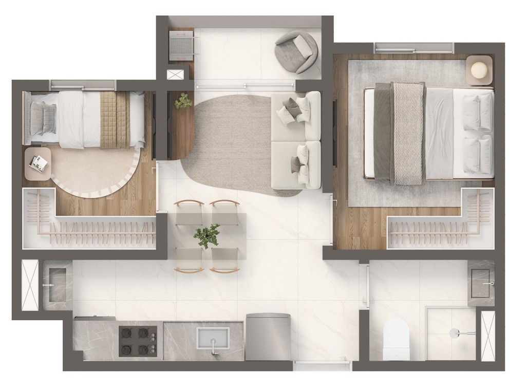 Apartamento, 2 quartos, 31 m² - Foto 20