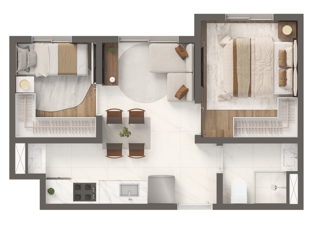 Apartamento, 2 quartos, 30 m² - Foto 17