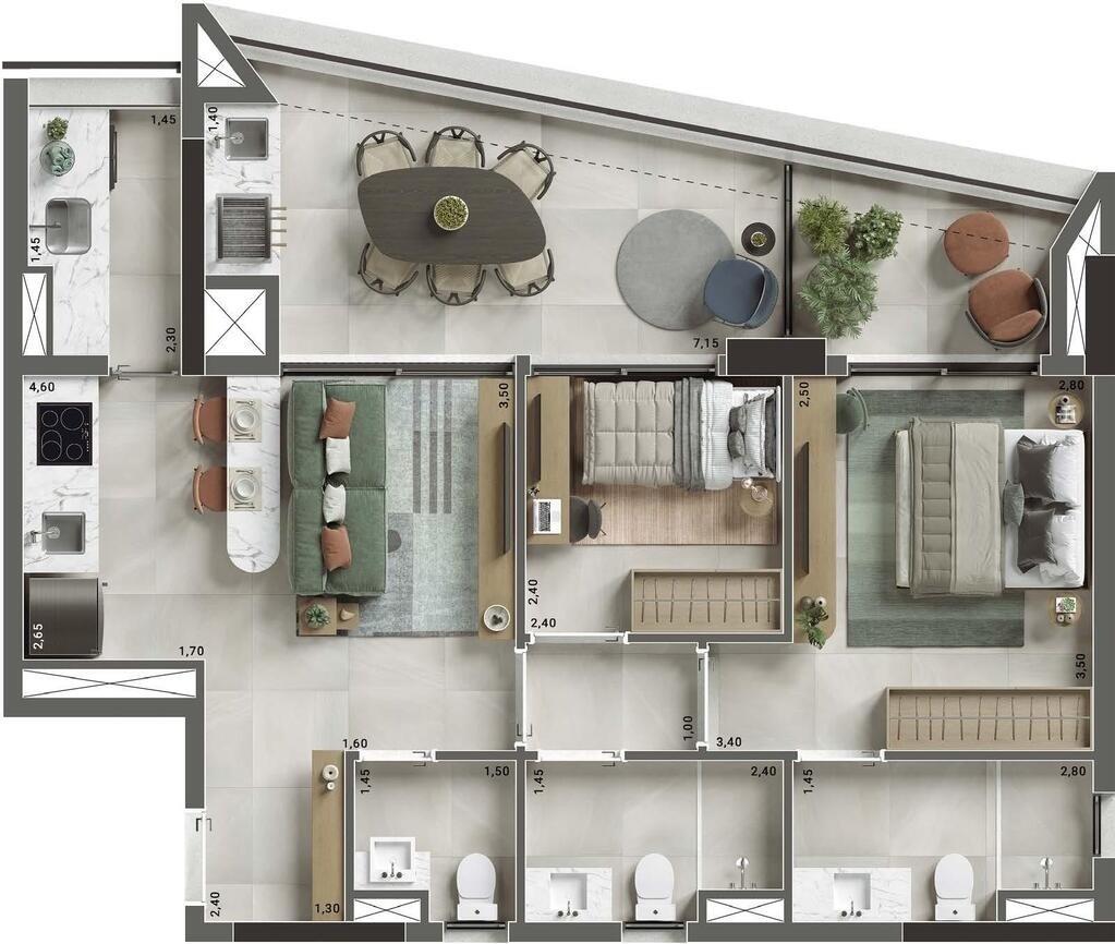 Apartamento, 3 quartos, 114 m² - Foto 17