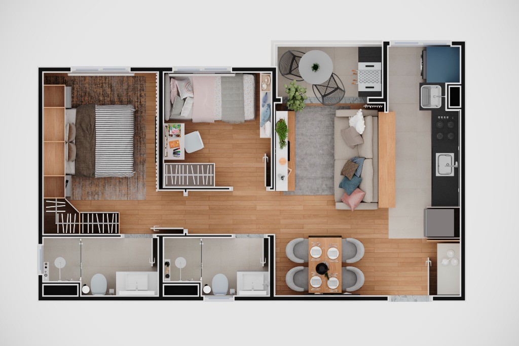 Apartamento, 2 quartos, 46 m² - Foto 35