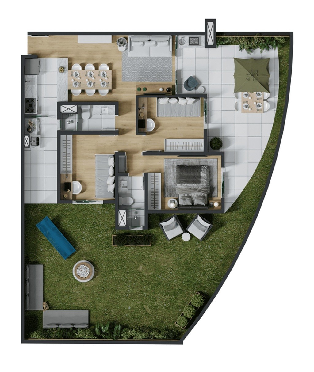 Apartamento, 3 quartos, 70 m² - Foto 67