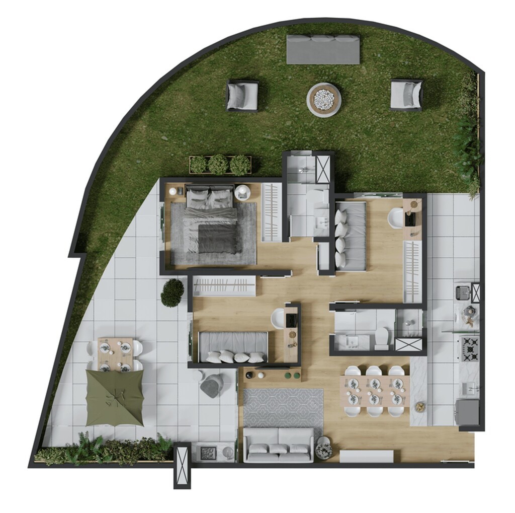 Apartamento, 3 quartos, 70 m² - Foto 68