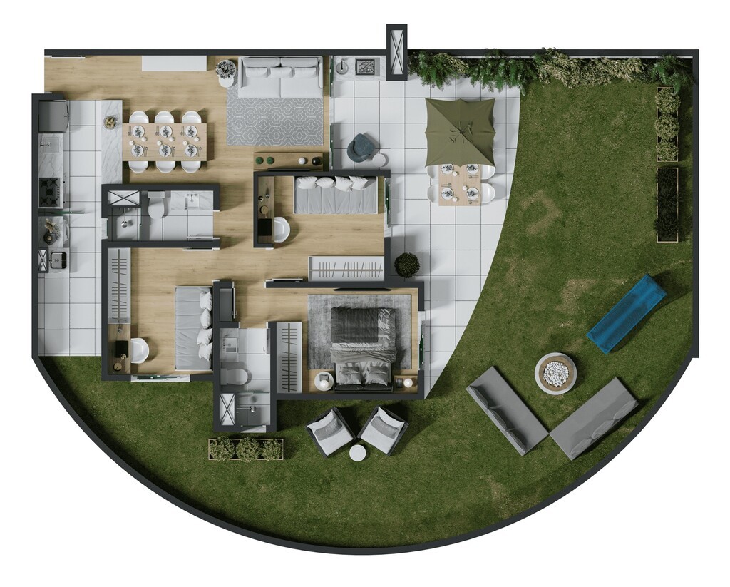 Apartamento, 3 quartos, 70 m² - Foto 69