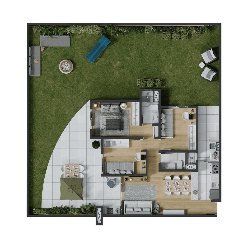 Apartamento, 3 quartos, 70 m² - Foto 70