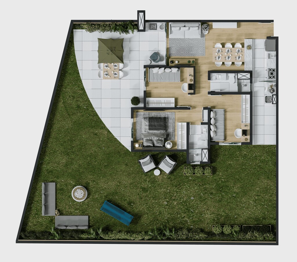 Apartamento, 3 quartos, 70 m² - Foto 71