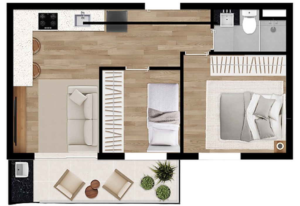 Apartamento, 2 quartos, 41 m² - Foto 16