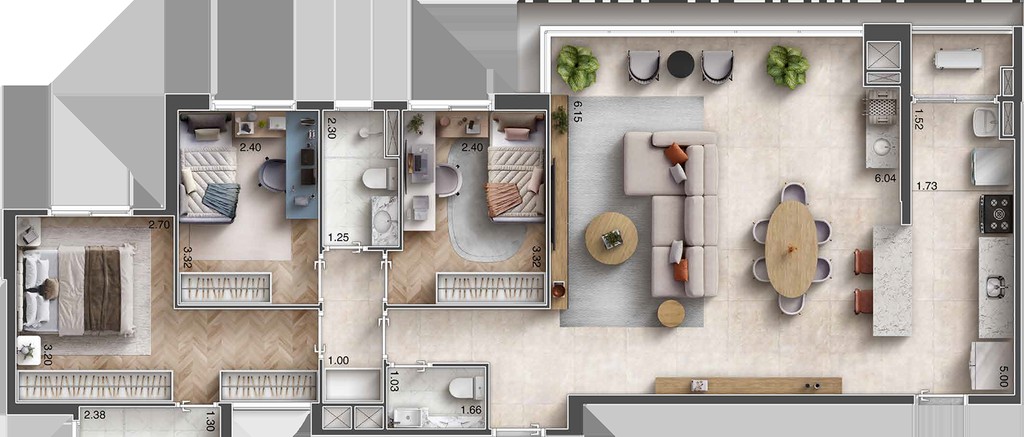Apartamento, 3 quartos, 106 m² - Foto 38