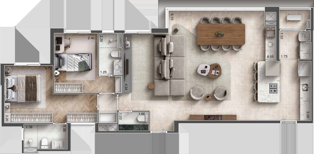 Apartamento, 3 quartos, 106 m² - Foto 39