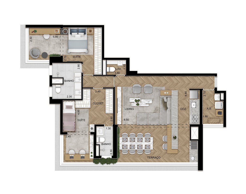 Apartamento, 3 quartos, 119 m² - Foto 31