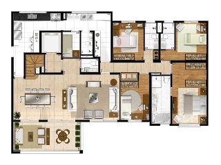 Apartamento, 4 quartos, 173 m² - Foto 27