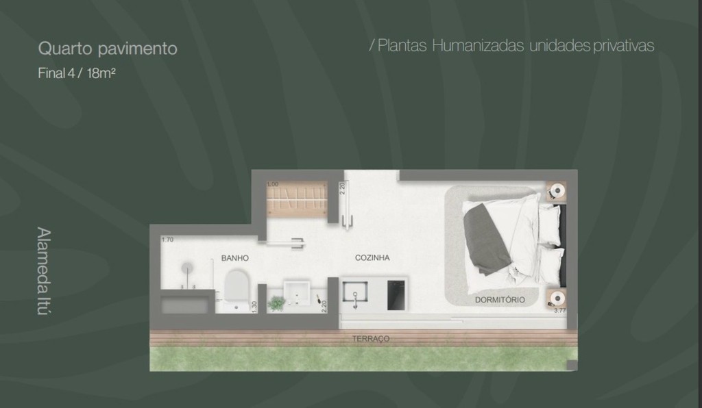 Apartamento, 1 quarto, 24 m² - Foto 20
