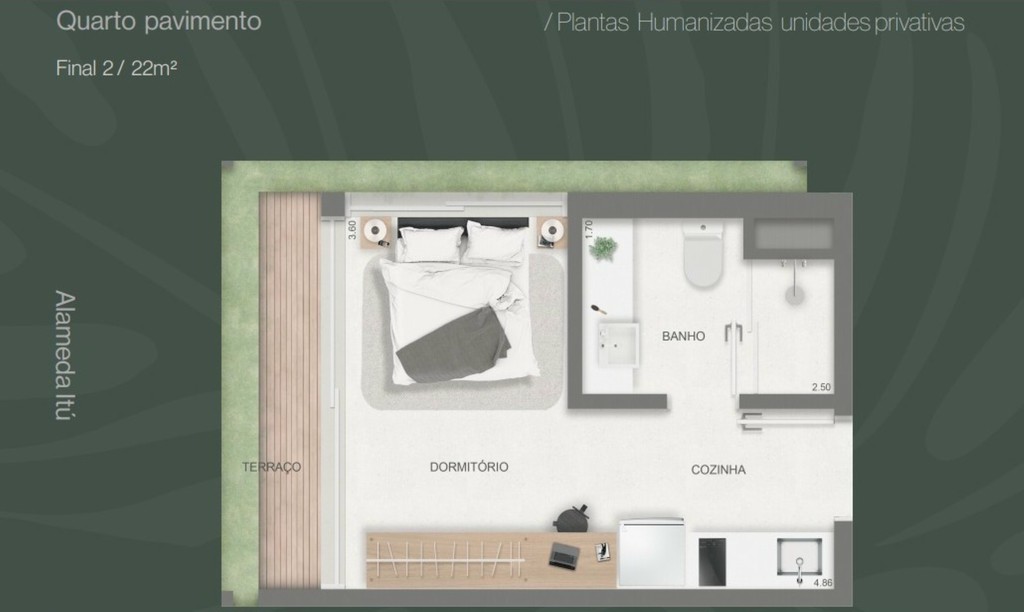Apartamento, 1 quarto, 24 m² - Foto 21