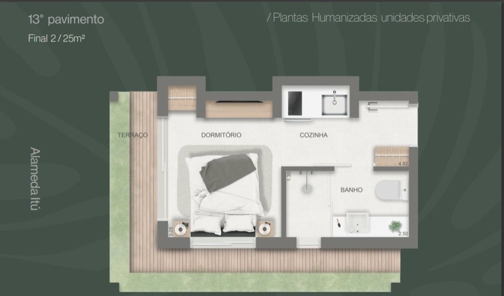 Apartamento, 1 quarto, 24 m² - Foto 22