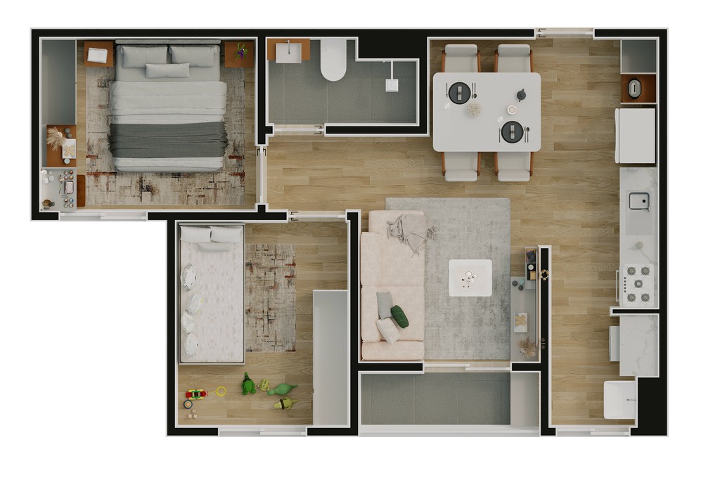 Apartamento, 2 quartos, 43 m² - Foto 22