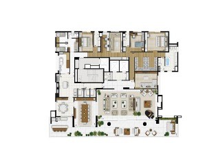 Apartamento, 5 quartos, 840 m² - Foto 3