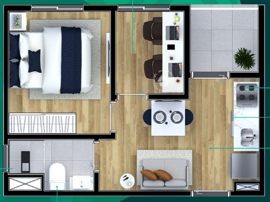 Apartamento, 1 quarto, 27 m² - Foto 27
