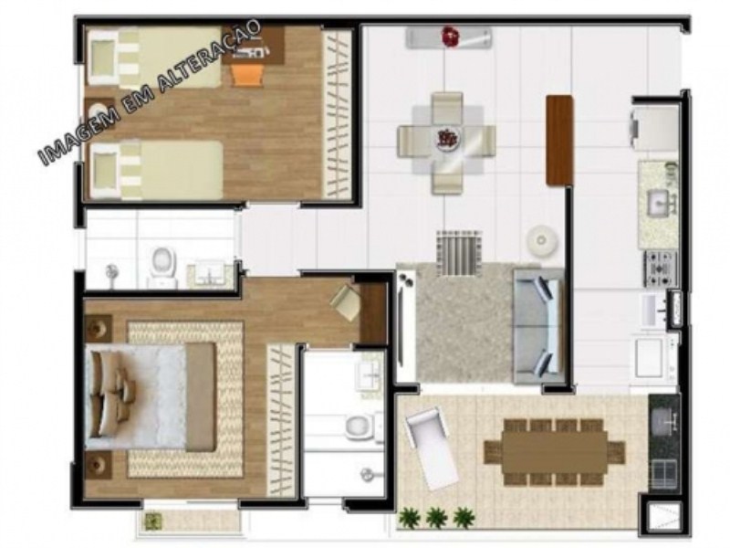 Apartamento, 2 quartos, 95 m² - Foto 4