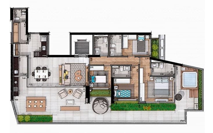 Apartamento, 3 quartos, 165 m² - Foto 41