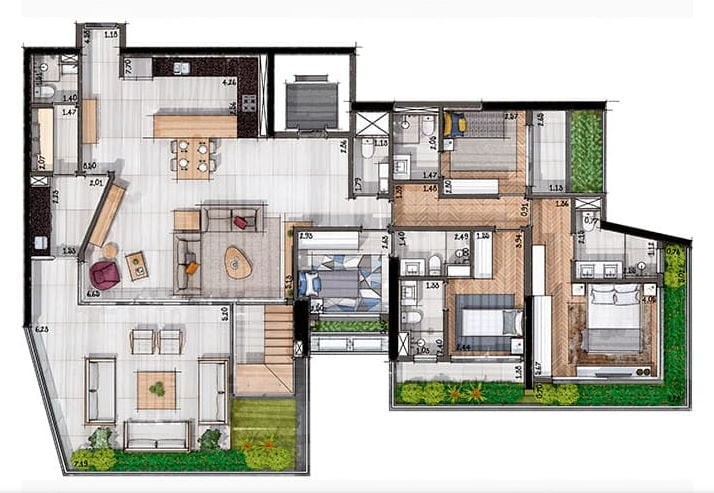 Apartamento, 3 quartos, 165 m² - Foto 44