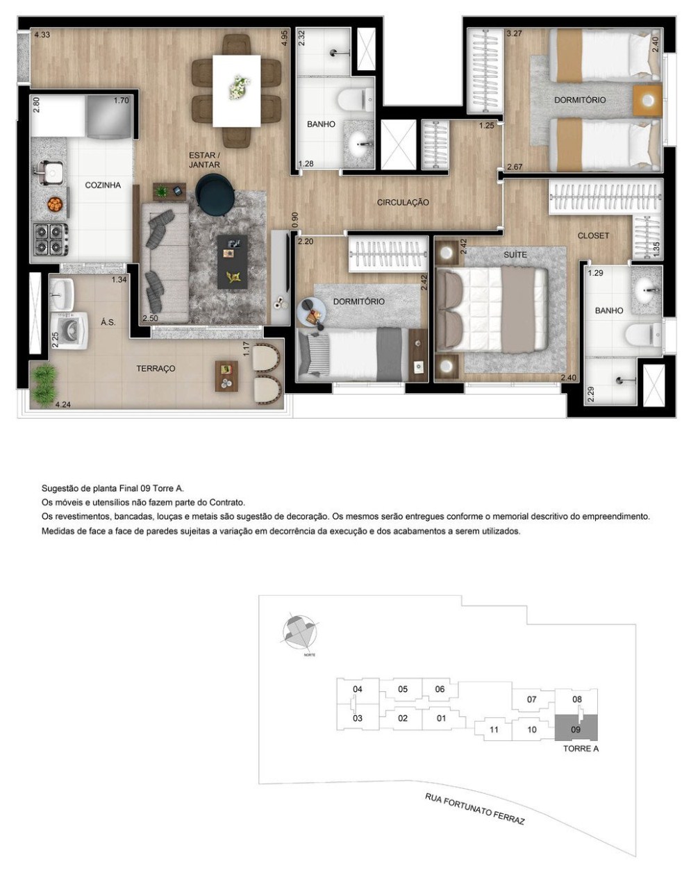Apartamento, 3 quartos, 67 m² - Foto 23