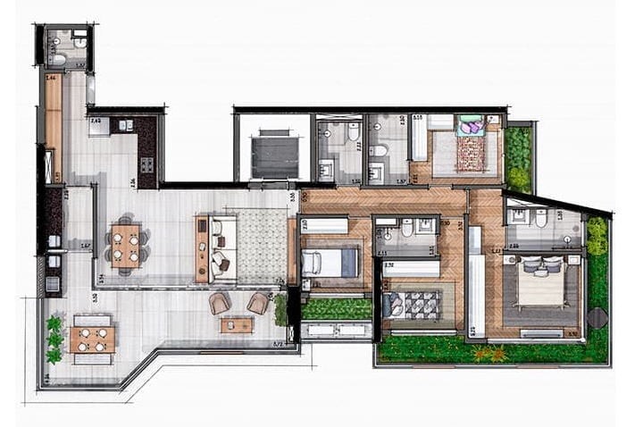 Apartamento, 3 quartos, 167 m² - Foto 39