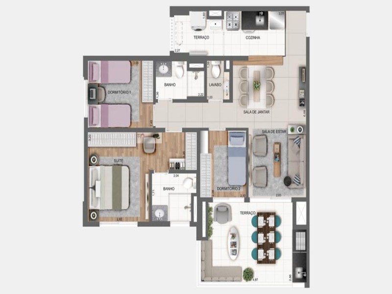 Apartamento, 2 quartos, 85 m² - Foto 24