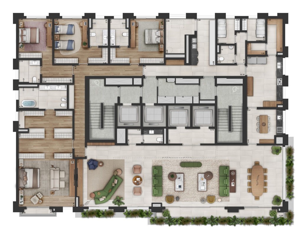 Apartamento, 4 quartos, 331 m² - Foto 65