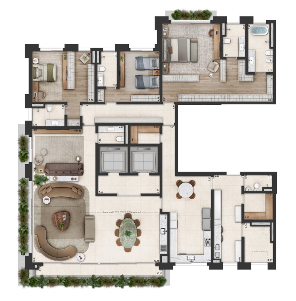 Apartamento, 5 quartos, 474 m² - Foto 62