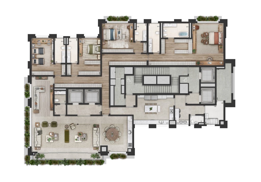 Apartamento, 5 quartos, 474 m² - Foto 63