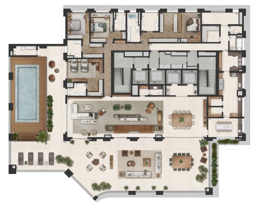 Apartamento, 5 quartos, 474 m² - Foto 70