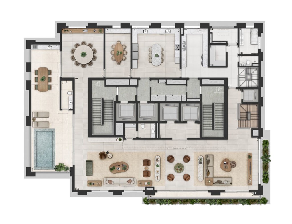 Apartamento, 5 quartos, 474 m² - Foto 71