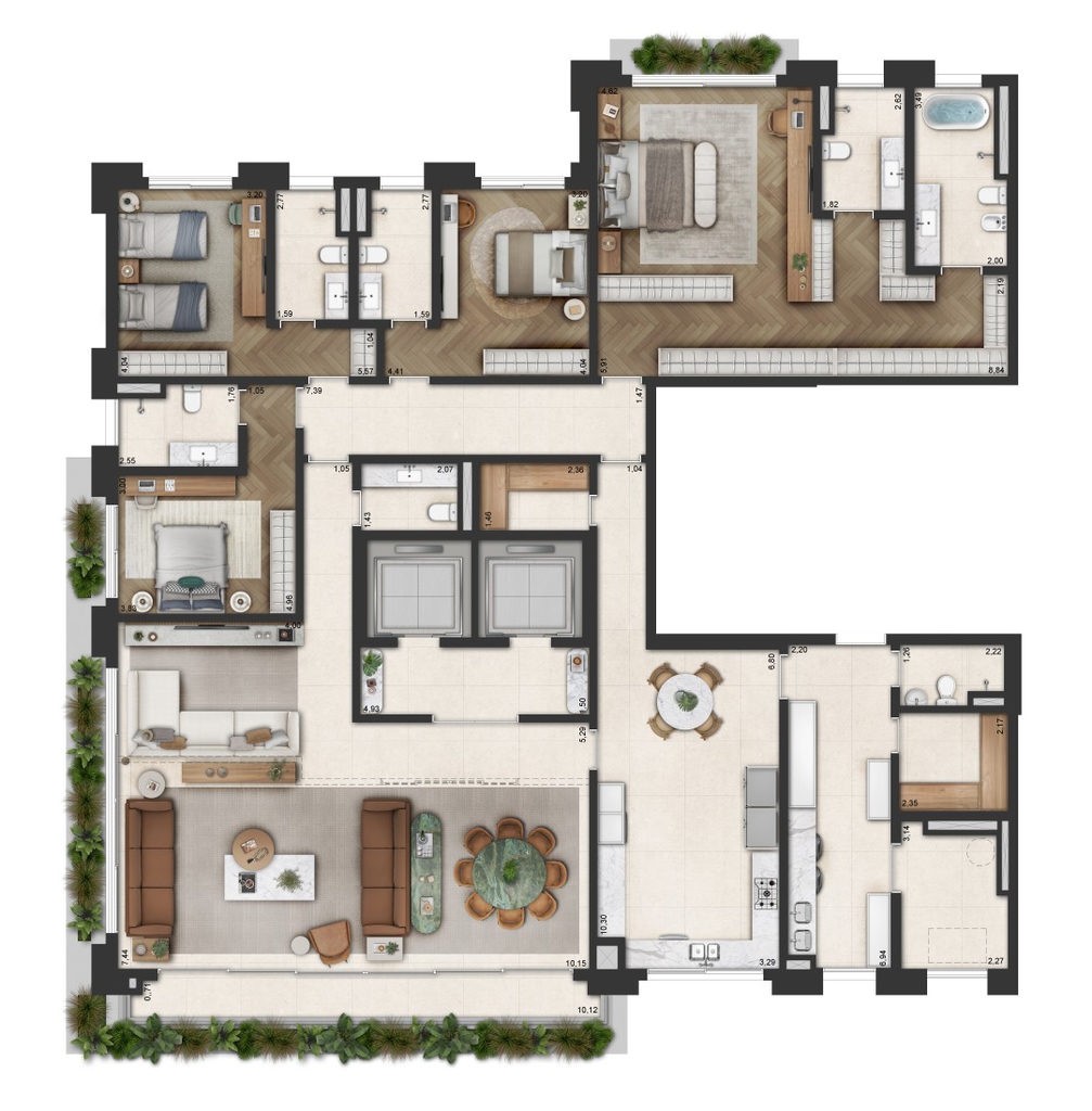 Apartamento, 5 quartos, 894 m² - Foto 60