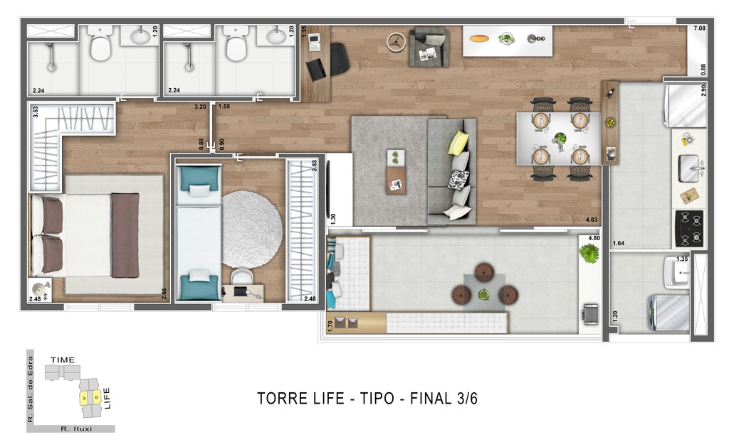 Apartamento, 2 quartos, 67 m² - Foto 22