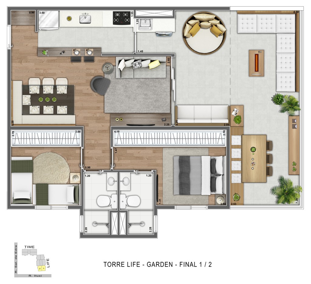 Apartamento, 2 quartos, 67 m² - Foto 23