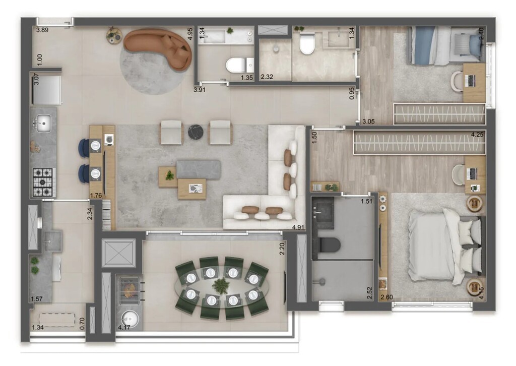Apartamento, 3 quartos, 85 m² - Foto 41
