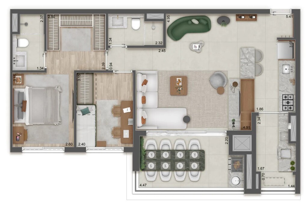 Apartamento, 3 quartos, 115 m² - Foto 45