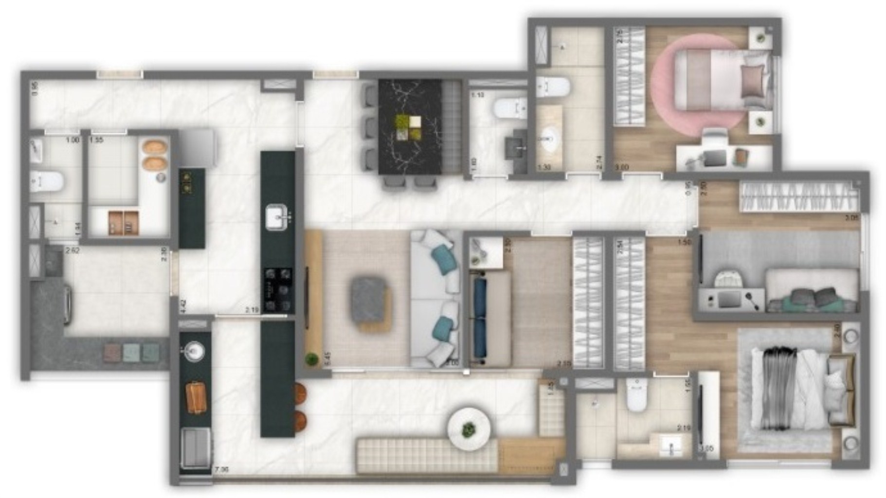 Apartamento, 4 quartos, 116 m² - Foto 18