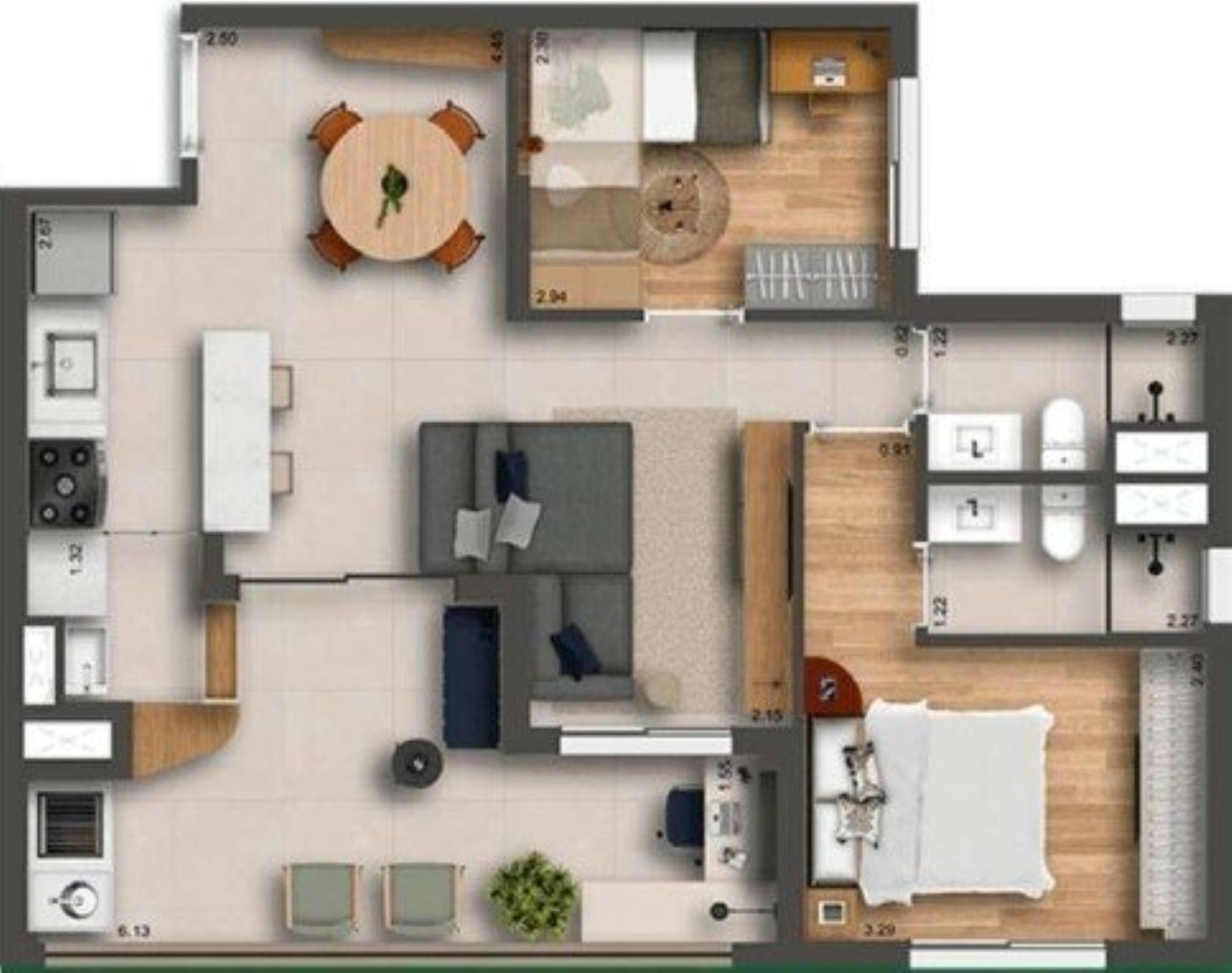 Apartamento, 3 quartos, 69 m² - Foto 23