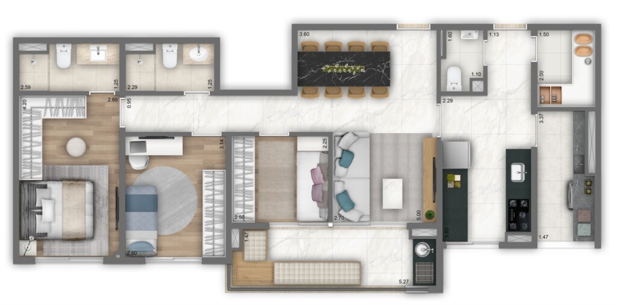 Apartamento, 4 quartos, 116 m² - Foto 16