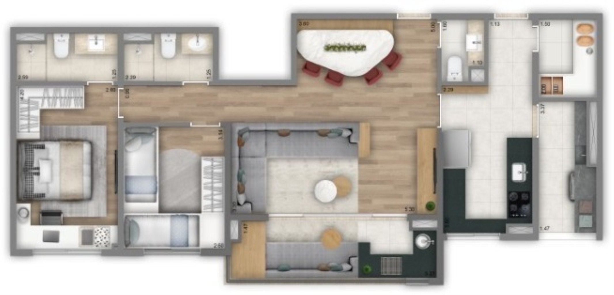 Apartamento, 4 quartos, 116 m² - Foto 17