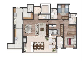 Apartamento, 2 quartos, 122 m² - Foto 19